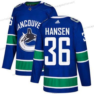 Adidas Muž Vancouver Canucks #36 Jannik Hansen Modrý Domácí Autentické Sešitý NHL Dres