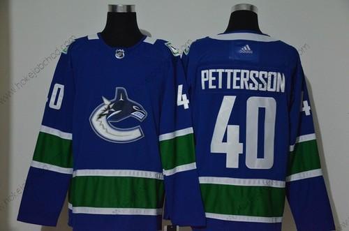 Adidas Muž Vancouver Canucks #40 Elias Pettersson New Modrý Sešitý NHL Dres