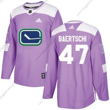 Adidas Muž Vancouver Canucks #47 Sven Baertschi Nachový Autentické Bojuje proti rakovině Sešitý NHL Dres