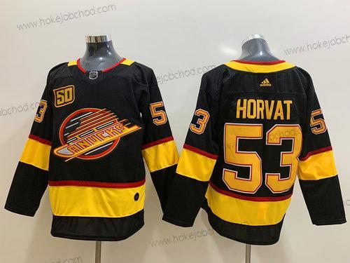 Adidas Muž Vancouver Canucks 53 Bo Horvat Černá 50Th Sezóna Dres