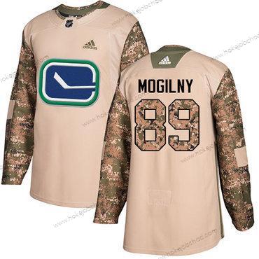 Adidas Muž Vancouver Canucks #89 Alexander Mogilny Camo Autentické 2017 Veterans Day Sešitý NHL Dres