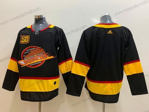 Adidas Muž Vancouver Canucks Prázdný Černá 50Th Sezóna Dres