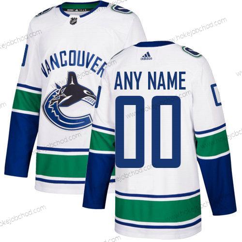 Adidas Muž Vancouver Canucks Přizpůsobené NHL Autentické Bílý Dres