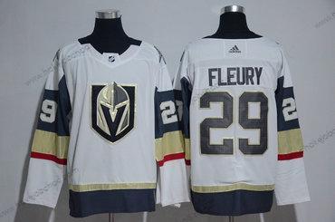 Adidas Muž Vegas Golden Knights #29 Marc-Andre Fleury Bílý 2017-2018 Hokejový Sešitý NHL Dres