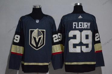 Adidas Muž Vegas Golden Knights #29 Marc-Andre Fleury Steel Šedá 2017-2018 Hokejový Sešitý NHL Dres