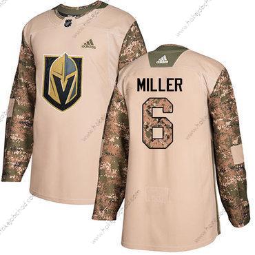 Adidas Muž Vegas Golden Knights #6 Colin Miller Camo Autentické 2017 Veterans Day Sešitý NHL Dres