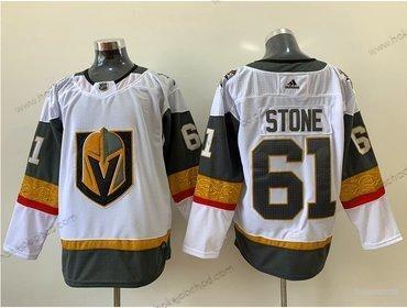 Adidas Muž Vegas Golden Knights #61 Mark Stone Bílý Road Autentické Sešitý NHL Dres