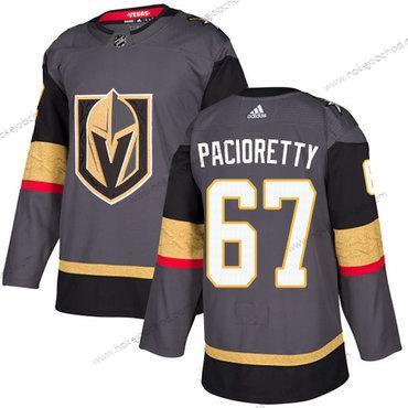 Adidas Muž Vegas Golden Knights #67 Autentické Max Pacioretty Šedá NHL Domácí Dres