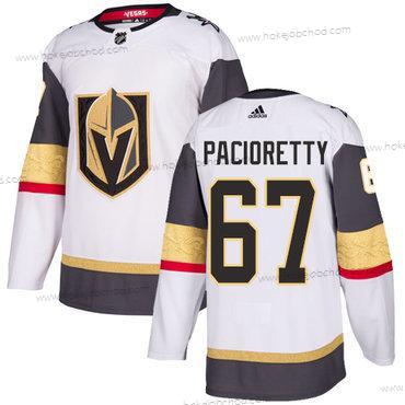 Adidas Muž Vegas Golden Knights #67 Max Pacioretty Bílý Road Autentické Sešitý NHL Dres