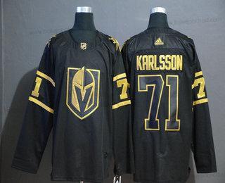 Adidas Muž Vegas Golden Knights #71 William Karlsson Černá Zlatoen Sešitý NHL Dres