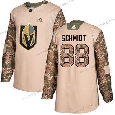 Adidas Muž Vegas Golden Knights #88 Nate Schmidt Camo Autentické 2017 Veterans Day Sešitý NHL Dres