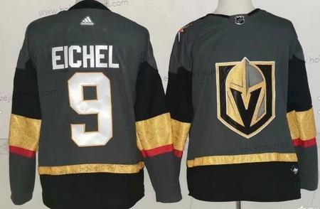 Adidas Muž Vegas Golden Knights #9 Jack Eichel Šedá Domácí Autentické Sešitý NHL Dres