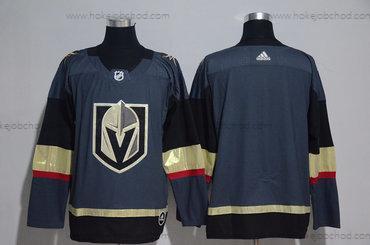 Adidas Muž Vegas Golden Knights Prázdný Šedá 2017-2018 Hokejový Sešitý NHL Dres