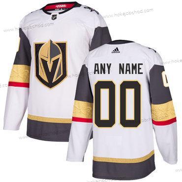 Adidas Muž Vegas Golden Knights Přizpůsobené Bílý Autentické Sešitý NHL Dres