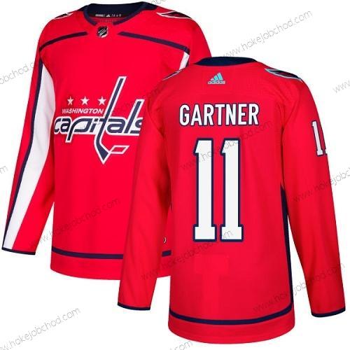 Adidas Muž Washington Capitals #11 Mike Gartner Červené Domácí Autentické Sešitý NHL Dres