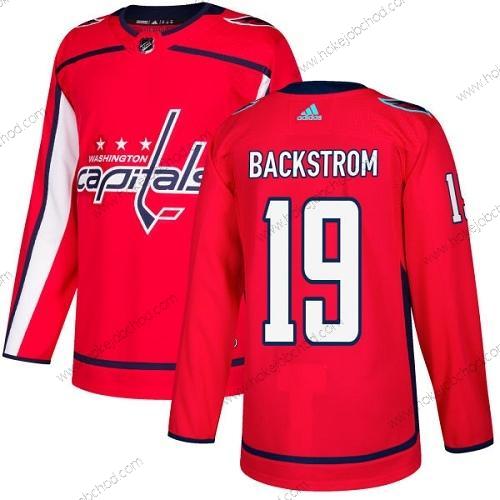 Adidas Muž Washington Capitals #19 Nicklas Backstrom Červené Domácí Autentické Sešitý NHL Dres