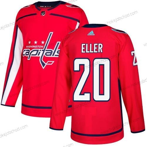 Adidas Muž Washington Capitals #20 Lars Eller Červené Domácí Autentické Sešitý NHL Dres