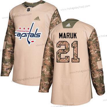 Adidas Muž Washington Capitals #21 Dennis Maruk Camo Autentické 2017 Veterans Day Sešitý NHL Dres