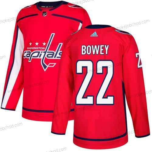 Adidas Muž Washington Capitals #22 Madison Bowey Červené Domácí Autentické Sešitý NHL Dres