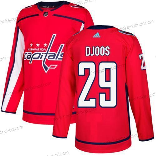 Adidas Muž Washington Capitals #29 Christian Djoos Červené Domácí Autentické Sešitý NHL Dres