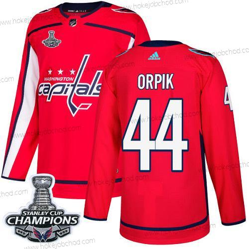 Adidas Muž Washington Capitals #44 Brooks Orpik Červené Domácí Autentické Stanley Cup Final Champions Sešitý NHL Dres