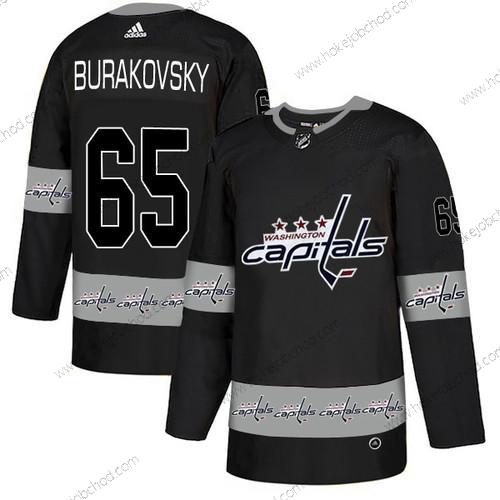 Adidas Muž Washington Capitals #65 Andre Burakovsky Černá Tým Logos Dres