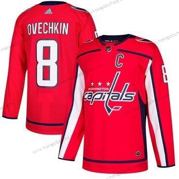 Adidas Muž Washington Capitals #8 Alex Ovechkin Červené Domácí Autentické Sešitý NHL Dres