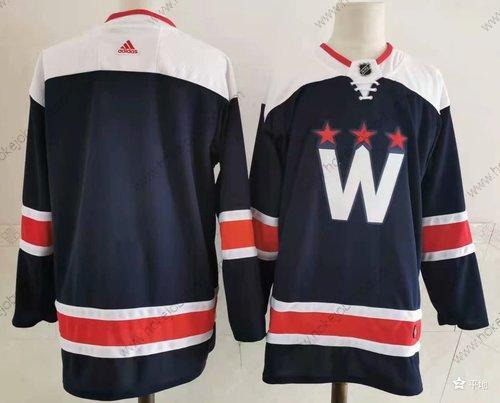 Adidas Muž Washington Capitals Prázdný New Námořnictvo Modrý Sešitý NHL Dres