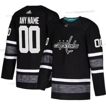 Adidas Muž Washington Capitals Přizpůsobené Černá 2019 NHL All-Star Game Parley Autentické Dres