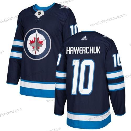 Adidas Muž Winnipeg Jets #10 Dale Hawerchuk Námořnictvo Modrý Domácí Autentické Sešitý NHL Dres