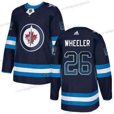 Adidas Muž Winnipeg Jets #26 Blake Wheeler Námořnictvo Dres