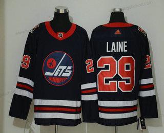 Adidas Muž Winnipeg Jets #29 Patrik Laine Námořnictvo Modrý 2019 Heritage Klasický Sešitý NHL Dres