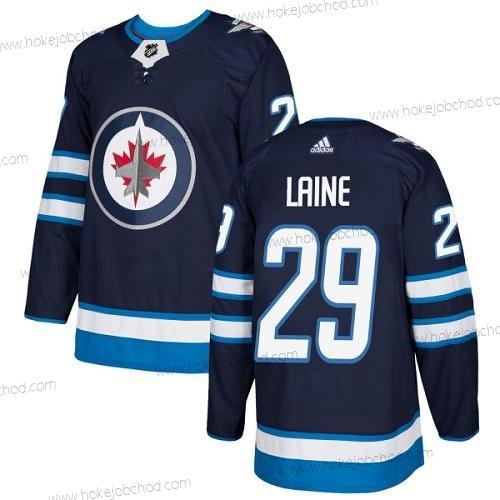 Adidas Muž Winnipeg Jets #29 Patrik Laine Námořnictvo Modrý Domácí Autentické Sešitý NHL Dres