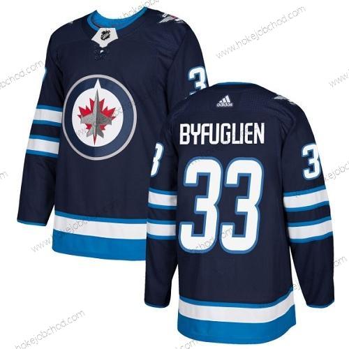 Adidas Muž Winnipeg Jets #33 Dustin Byfuglien Námořnictvo Modrý Domácí Autentické Sešitý NHL Dres