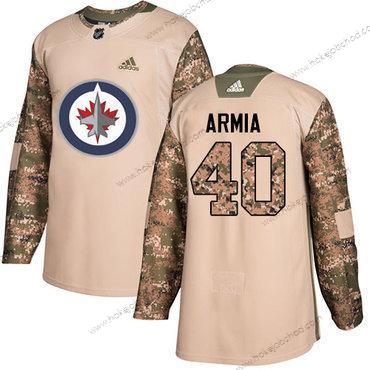 Adidas Muž Winnipeg Jets #40 Joel Armia Camo Autentické 2017 Veterans Day Sešitý NHL Dres