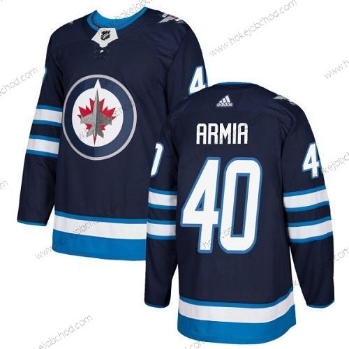 Adidas Muž Winnipeg Jets #40 Joel Armia Námořnictvo Modrý Domácí Autentické Sešitý NHL Dres