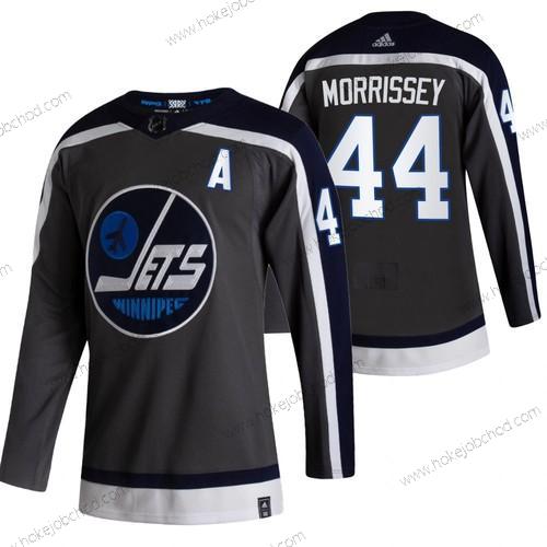 Adidas Muž Winnipeg Jets #44 Josh Morrissey Černá 2020-21 Obrácený Retro Náhradní NHL Dres