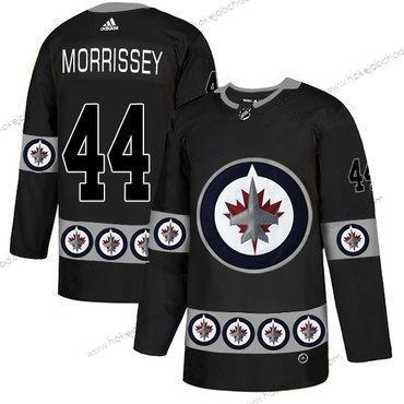 Adidas Muž Winnipeg Jets #44 Josh Morrissey Černá Tým Logos Dres