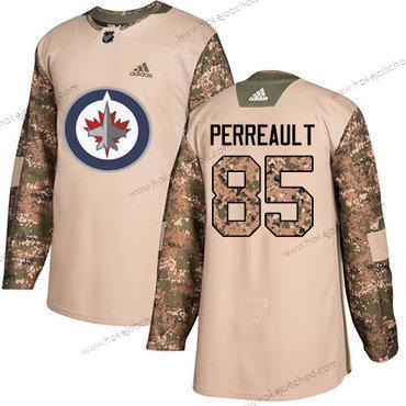 Adidas Muž Winnipeg Jets #85 Mathieu Perreault Camo Autentické 2017 Veterans Day Sešitý NHL Dres