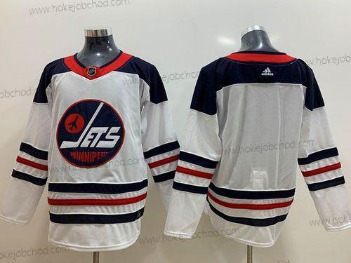 Adidas Muž Winnipeg Jets Bílý Přizpůsobené Made Fanatics Branded Náhradní Hráč Dres