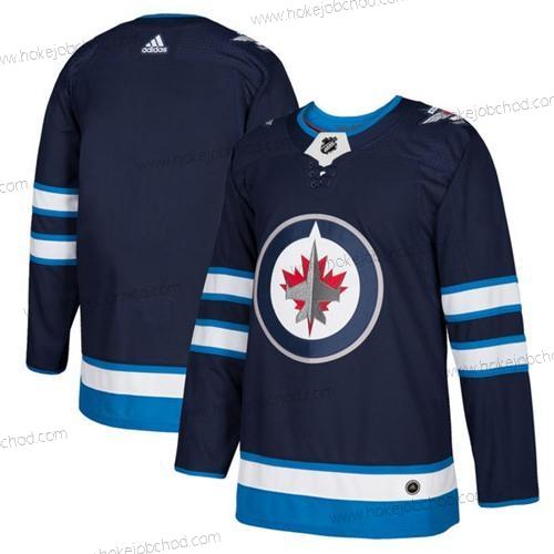 Adidas Muž Winnipeg Jets Prázdný Námořnictvo Modrý Domácí Autentické Sešitý NHL Dres