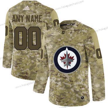 Adidas Muž Winnipeg Jets Přizpůsobené Camo Dres