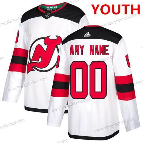 Adidas New Dres Devils Přizpůsobené NHL Autentické Bílý Dres