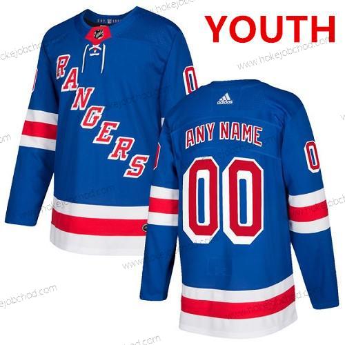 Adidas New York Rangers Přizpůsobené Autentické Royal Modrý Domácí NHL Dres