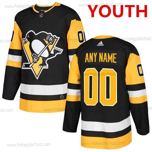 Adidas Pittsburgh Penguins Přizpůsobené Autentické Černá Domácí NHL Dres