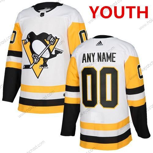 Adidas Pittsburgh Penguins Přizpůsobené NHL Autentické Bílý Dres