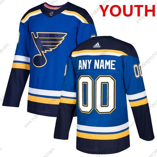 Adidas St. Louis Blues Přizpůsobené Autentické Royal Modrý Domácí NHL Dres