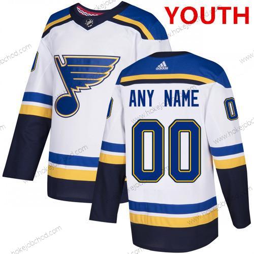 Adidas St. Louis Blues Přizpůsobené NHL Autentické Bílý Dres