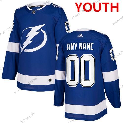 Adidas Tampa Bay Lightning Přizpůsobené Autentické Royal Modrý Domácí NHL Dres