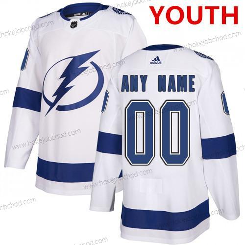 Adidas Tampa Bay Lightning Přizpůsobené NHL Autentické Bílý Dres